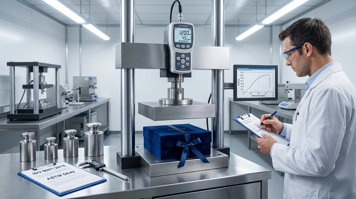 禮盒結構強度測試的實驗室標準與數據解讀